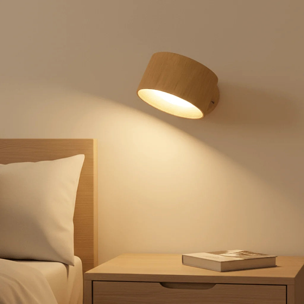 Wall Light Cordless Rechargeable Remote Control With Dimming & Timer