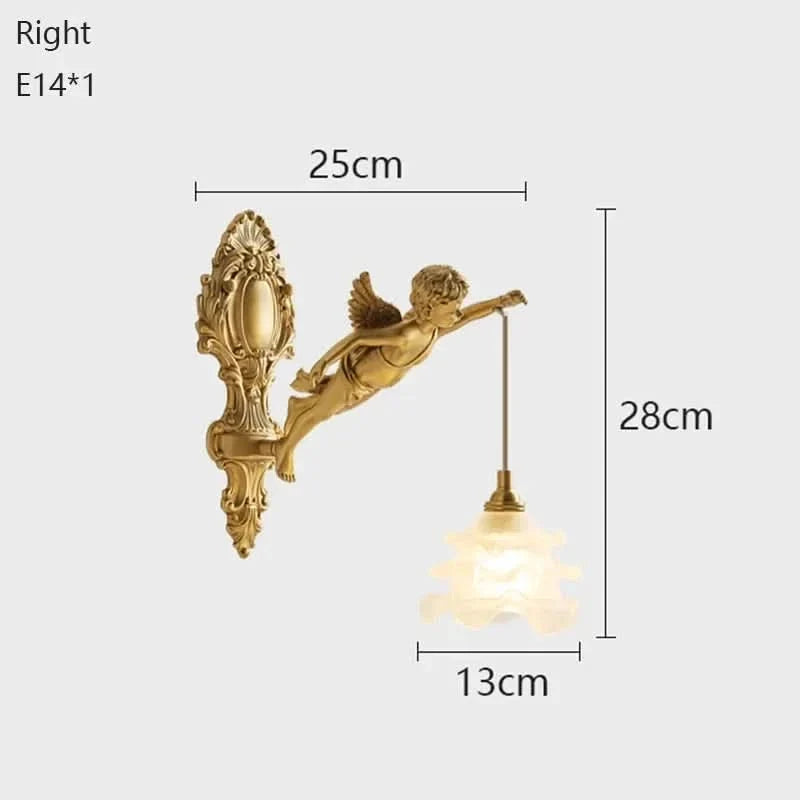 Wall Light Crystal & Copper LED Up-And-Down