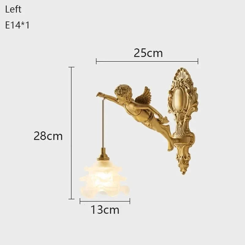 Wall Light Crystal & Copper LED Up-And-Down