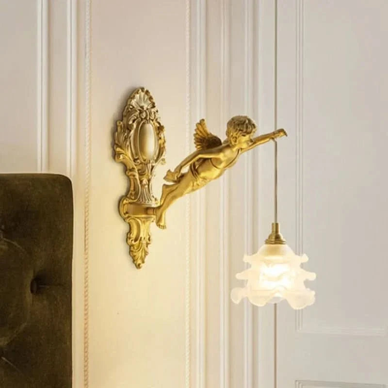 Wall Light Crystal & Copper LED Up-And-Down