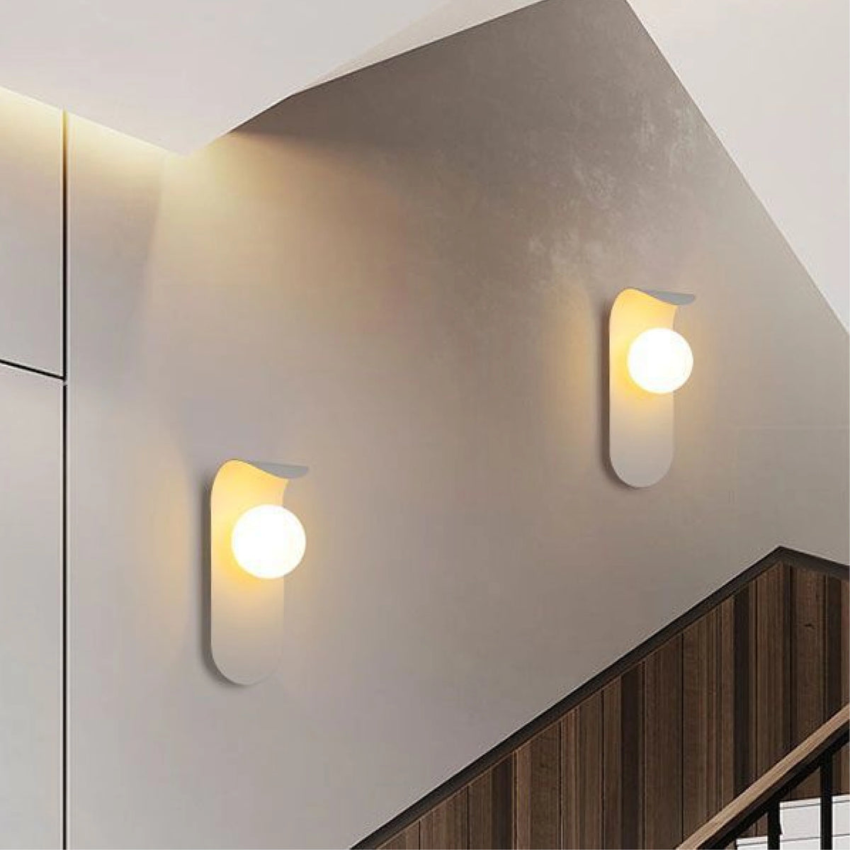 Wall Light Flush Mount Integrated LED Matte Finish