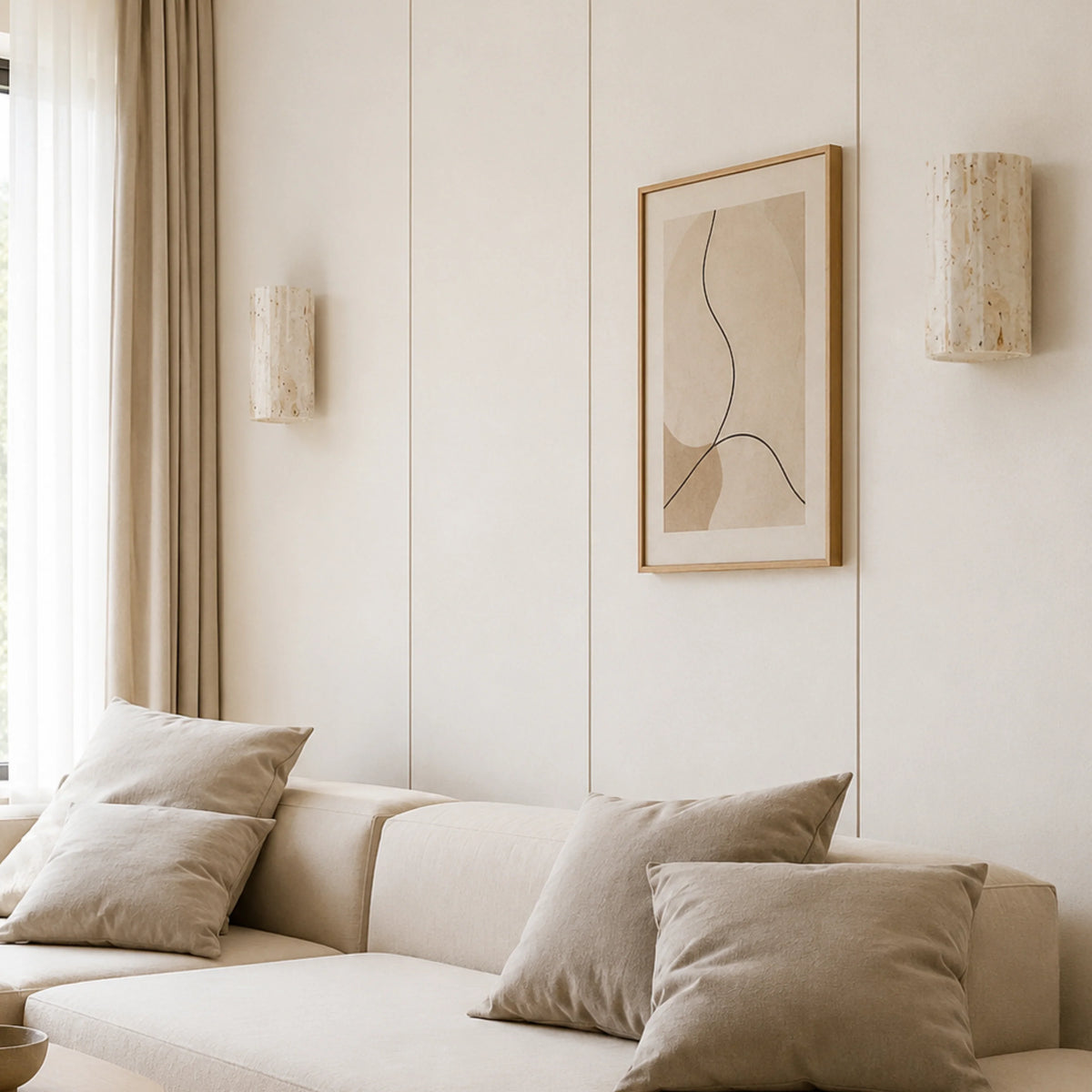 Wall Light Natural Stone Compact Hardwired 220V