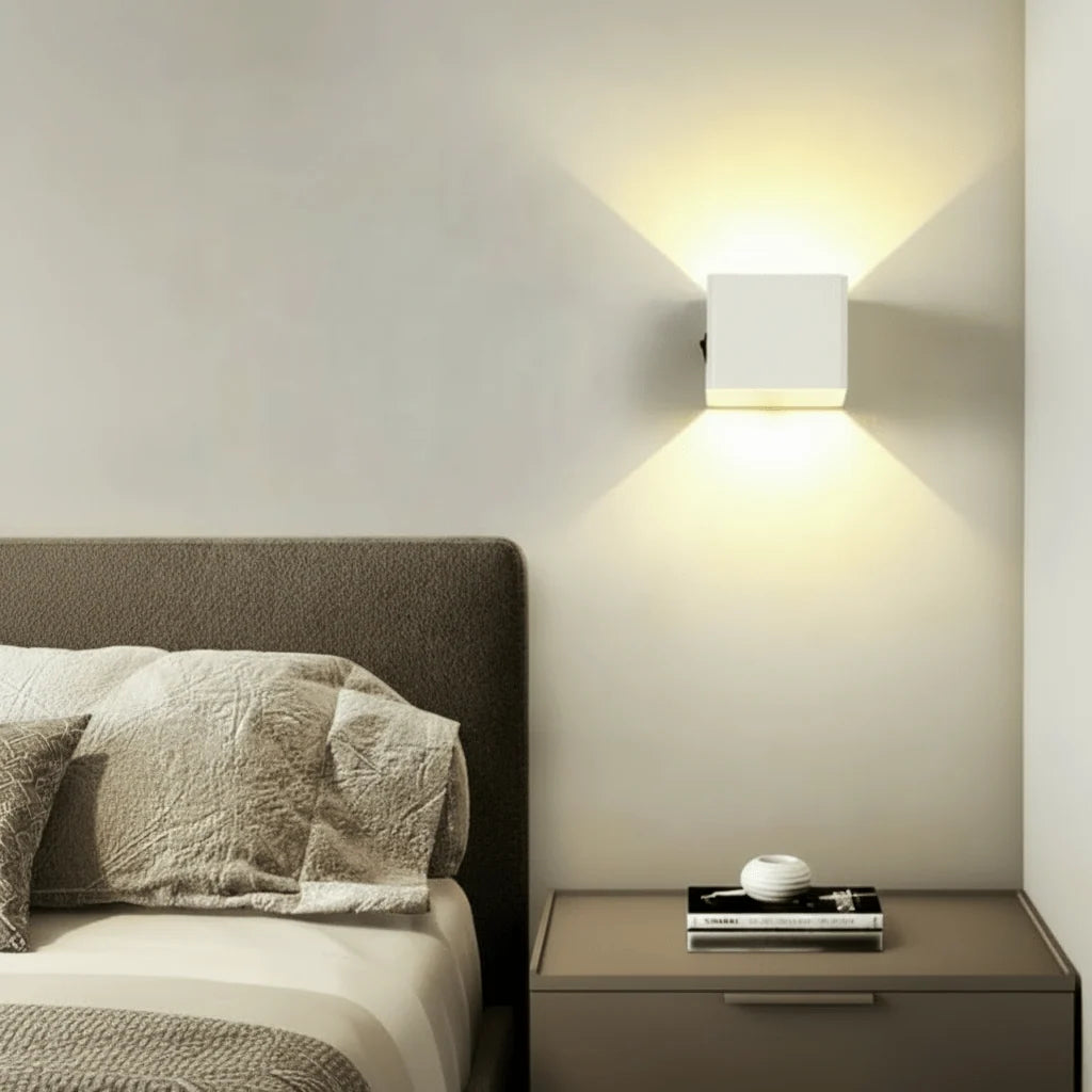 Wall Light Rechargeable LED Adjustable Beam Wireless Install