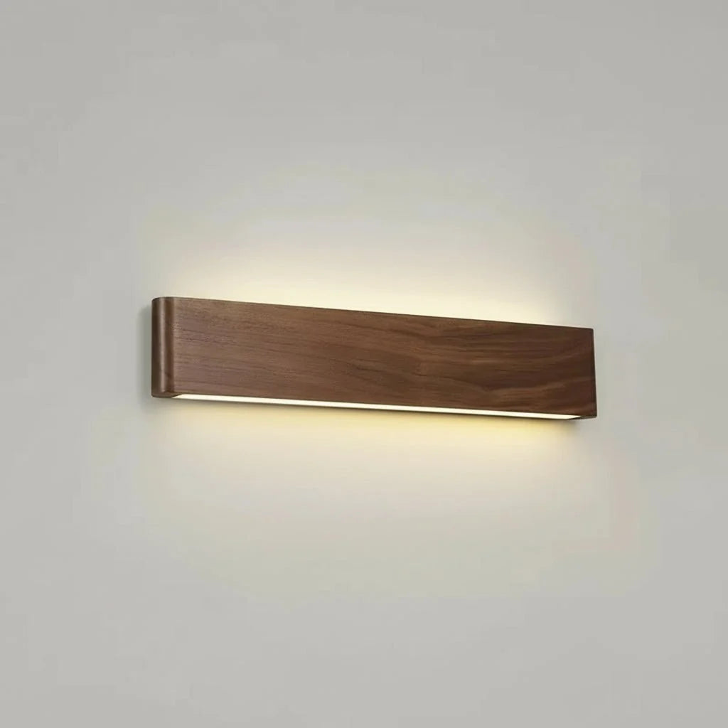 Wall Light Wood & Acrylic Three Color Modes Integrated LED