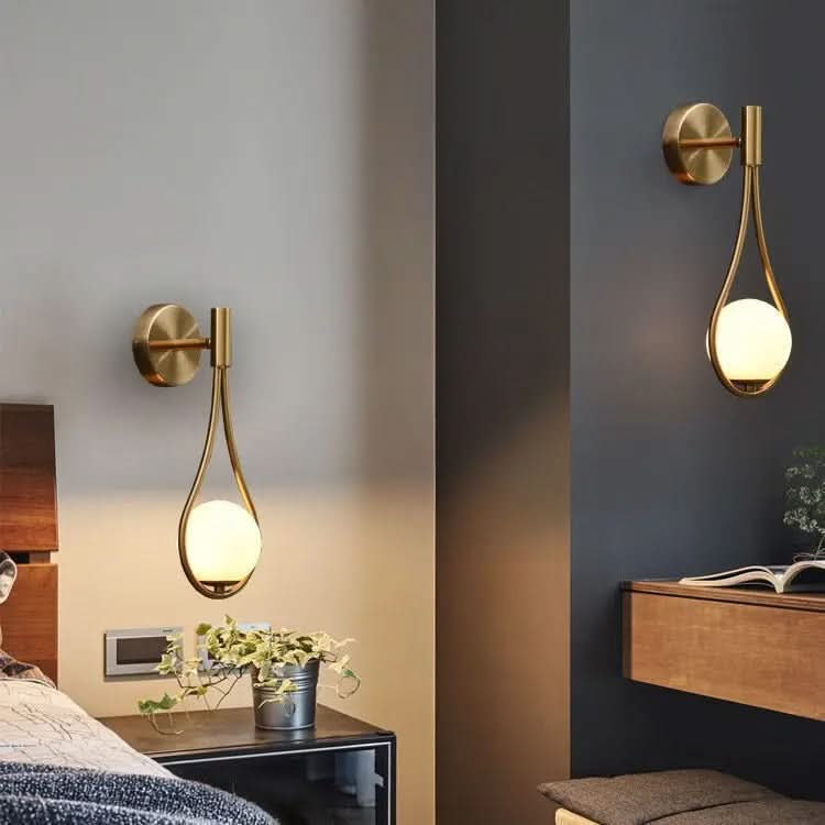 Wall Lights Glass Globe Diffuser Soft Even Lighting