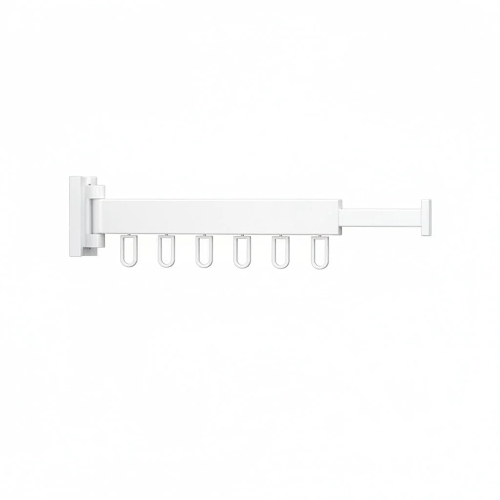 Wall-Mounted Clothes Dryer Retractable Foldable Space-Saving