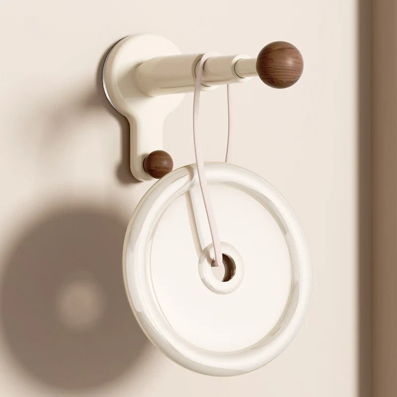 Wall-Mounted Laundry Hanger Extendable No-Drill Installation