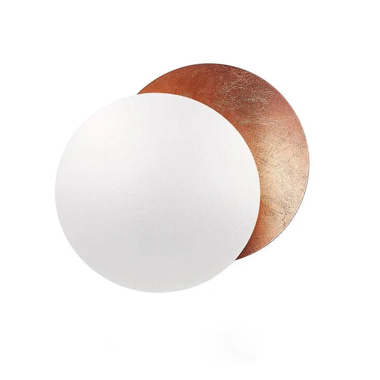 Wall Sconce Eclipse Overlap Design Integrated LED