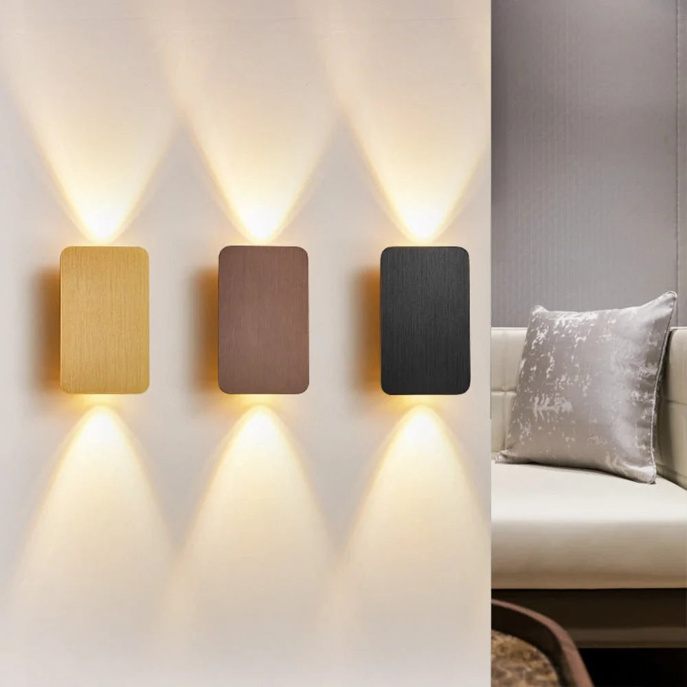 Wall Sconce Indirect Up & Down Shallow Projection Fingerprint-Resistant