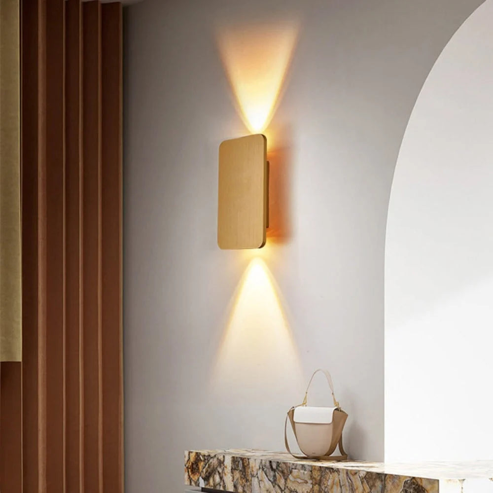 Wall Sconce Indirect Up & Down Shallow Projection Fingerprint-Resistant