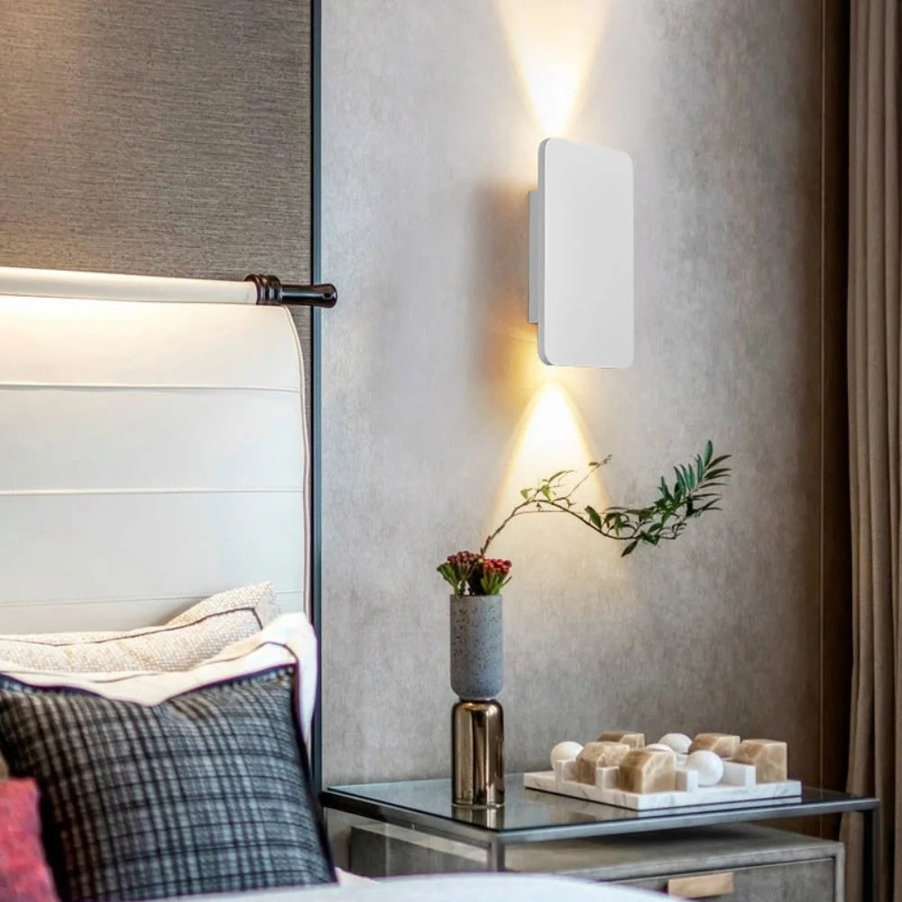 Wall Sconce Indirect Up & Down Shallow Projection Fingerprint-Resistant