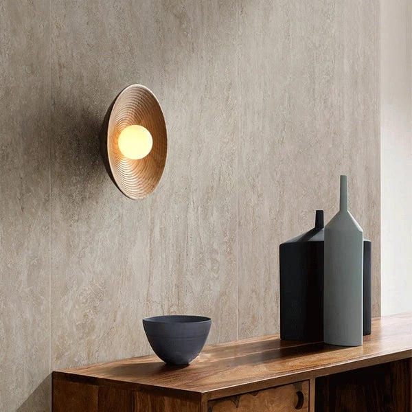 Wall Sconce Solid Wood Integrated LED Wall Wash