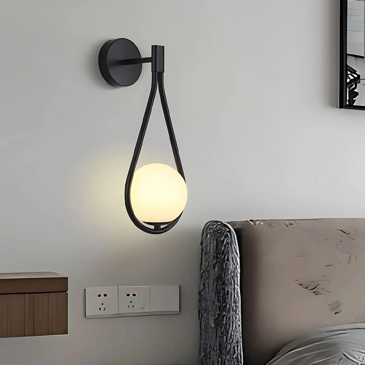 Wall Sconce Teardrop Integrated LED Downward Wash