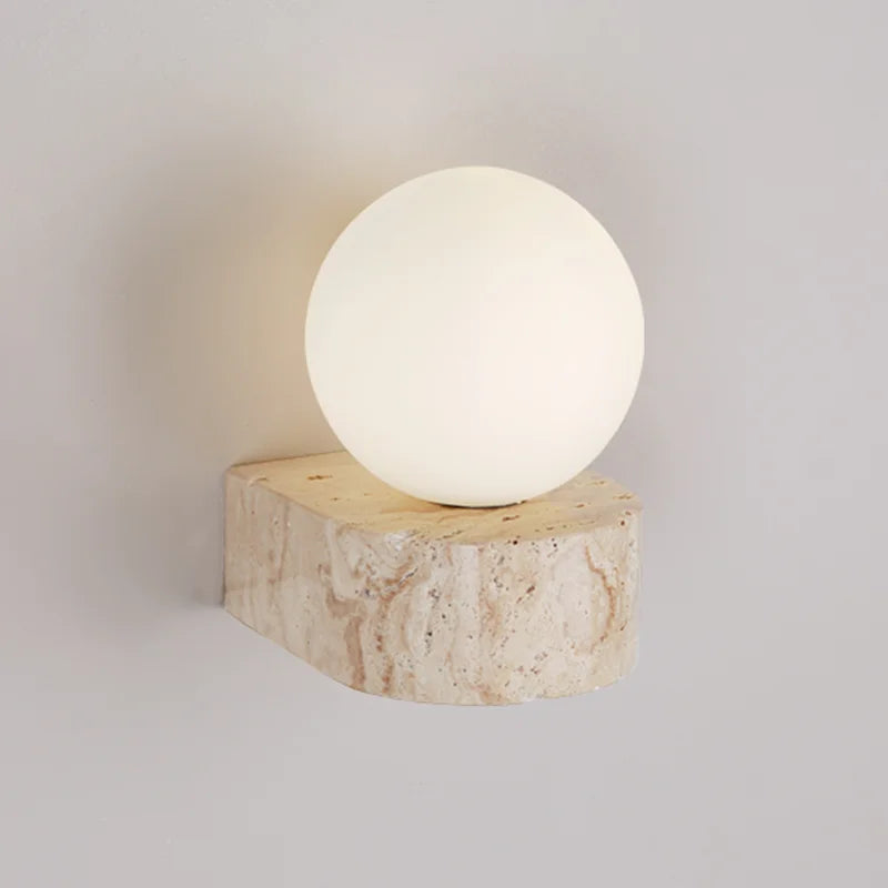 Wall Sconce Travertine Linear Slot Concealed Fixings