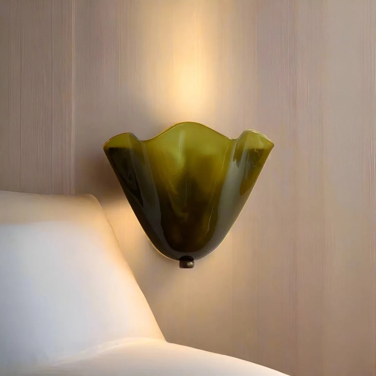 Wall Sconce Vintage Stained Glass LED Lighting