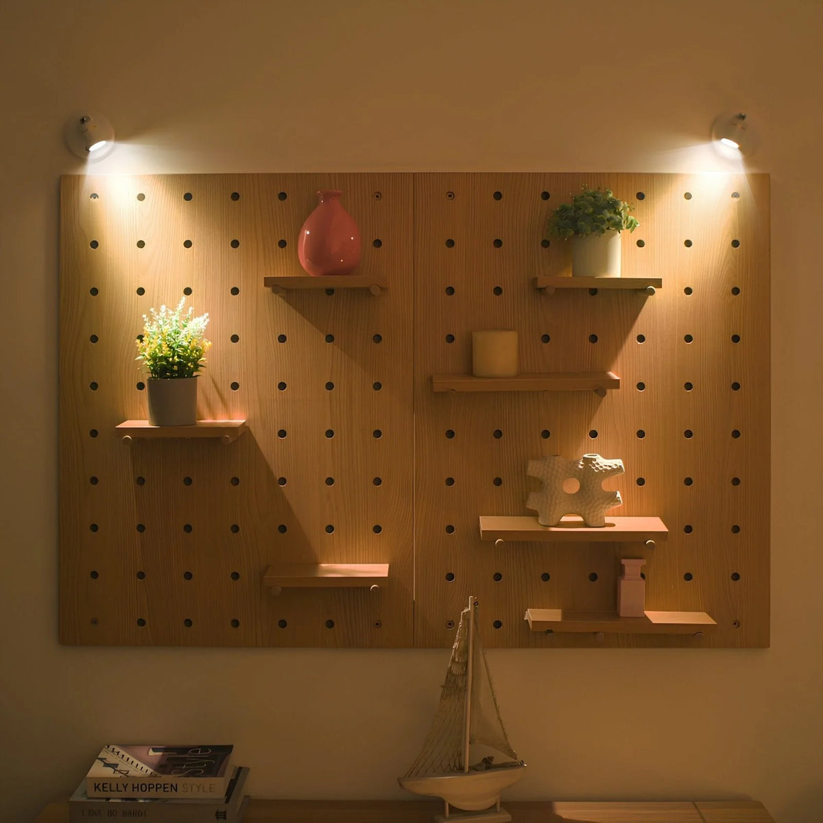 Wall Spotlight Adjustable Aim USB Rechargeable & AA Compatible