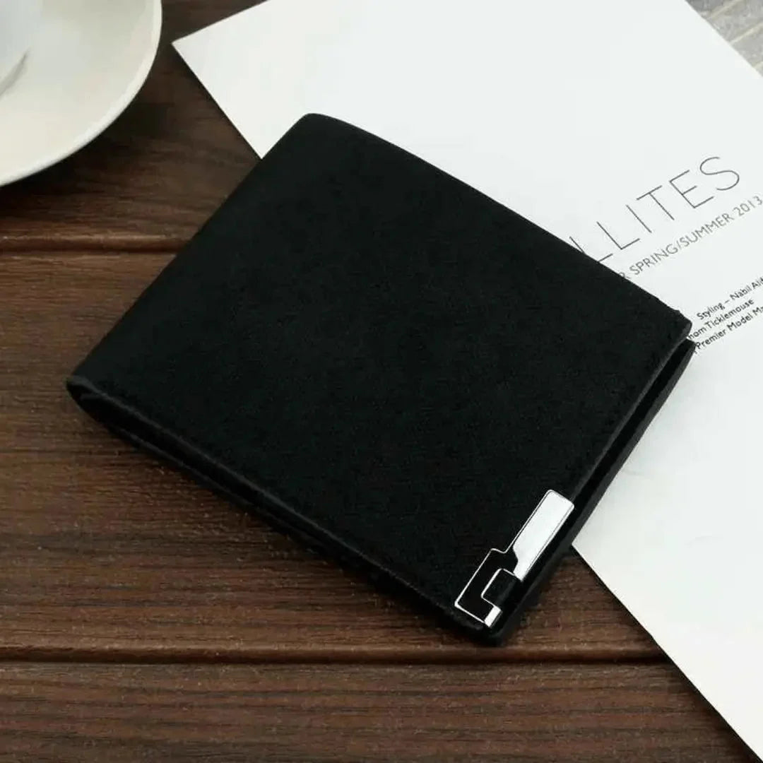 Wallet Slim Design Multiple Card Slots Black