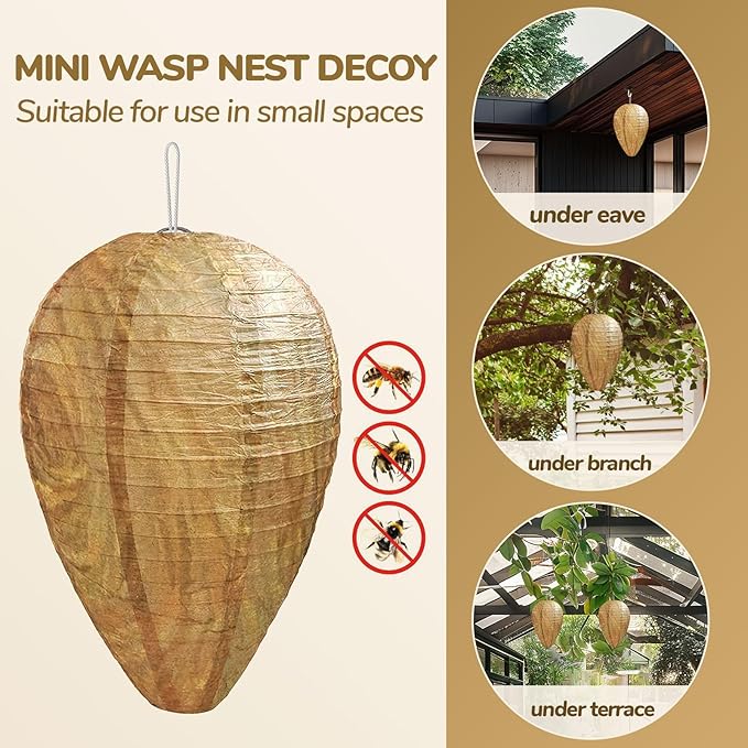 Wasp Nest Decoy Foldable Windproof Rainproof