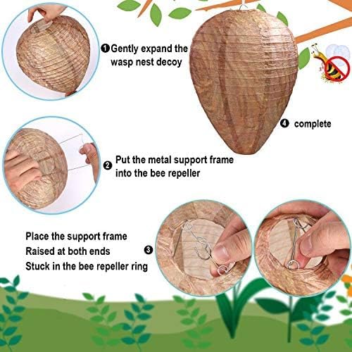 Wasp Nest Decoy Foldable Windproof Rainproof