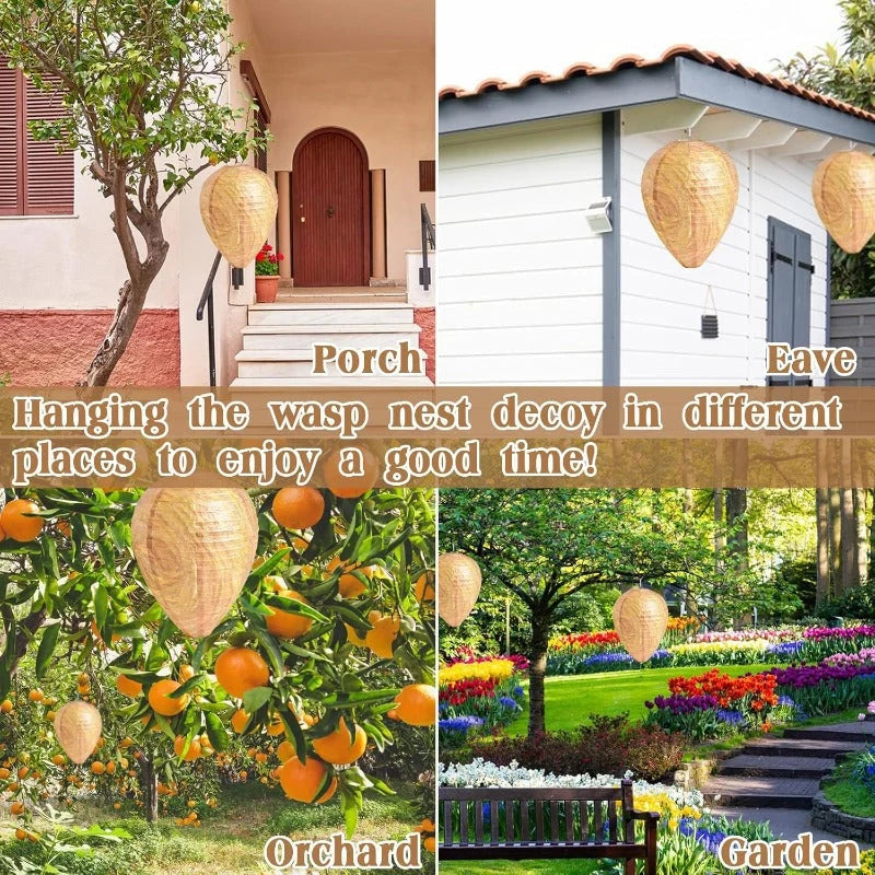 Wasp Nest Decoy Realistic Cotton & Bamboo Fibers