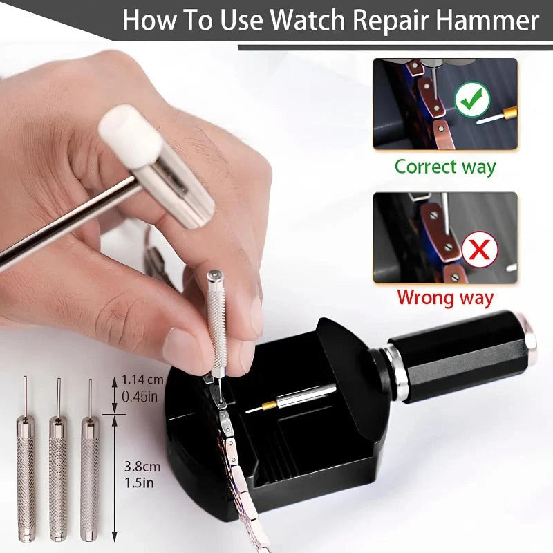 Watch Band Adjustment Kit Metal Link Pin Remover