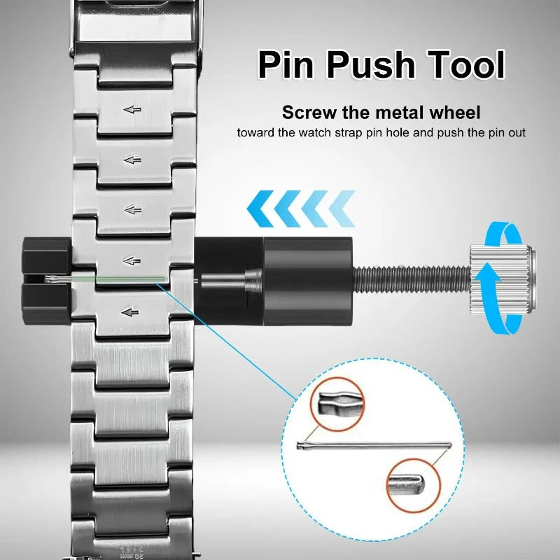 Watch Band Link Removal Tool Screw-Driven Metal