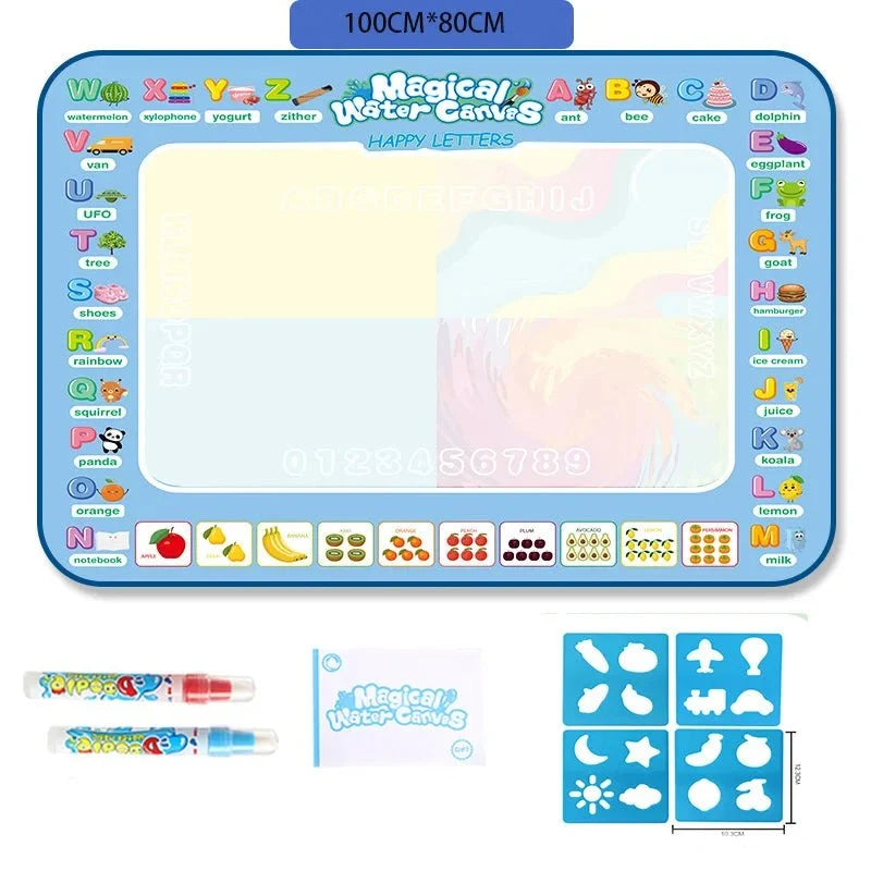 Water Drawing Mat Reusable Water-Only Quick-Drying