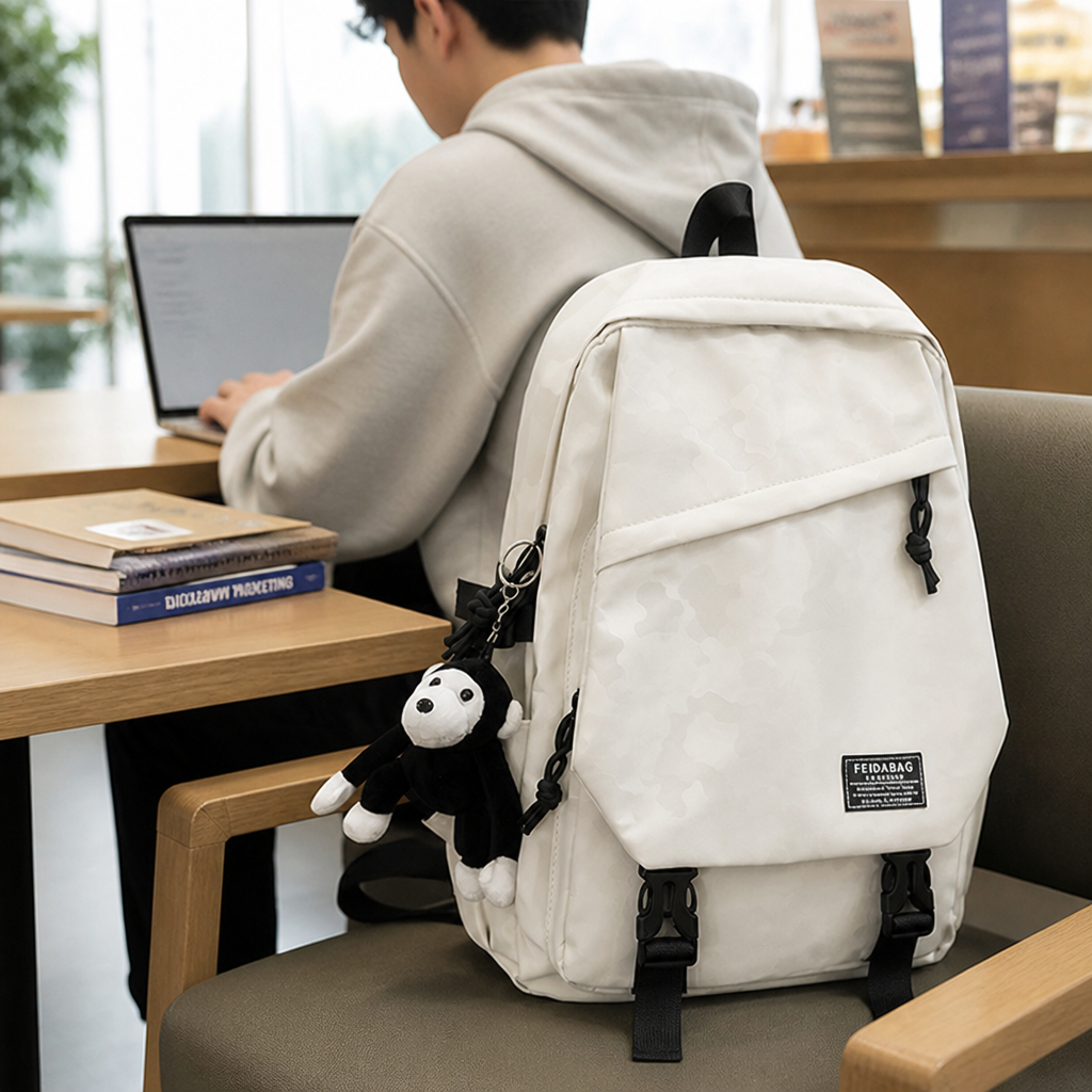 Water-Resistant Camouflage Backpack (Padded Straps)