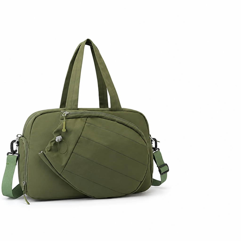 Water-Resistant Dual Racket Tennis Bag (Padded Straps)