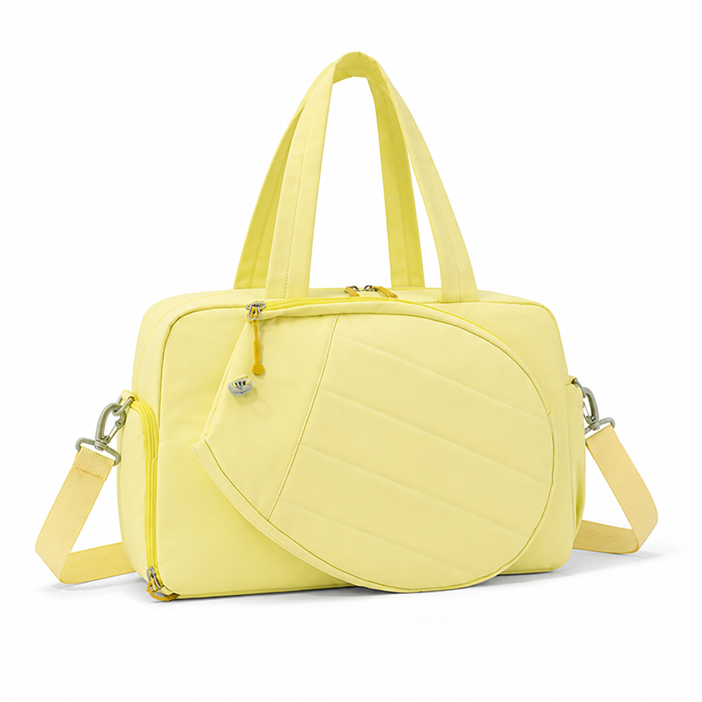 Water-Resistant Dual Racket Tennis Bag (Padded Straps)