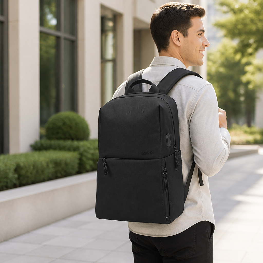 Water-Resistant Ergonomic Commuter Backpack