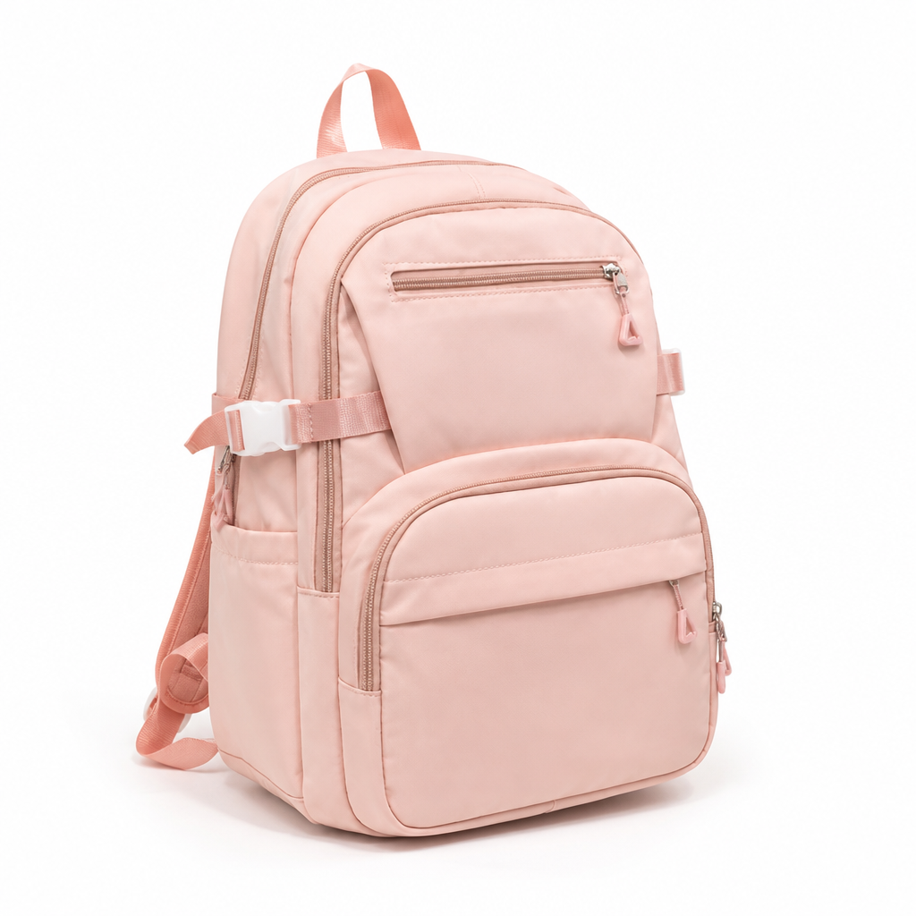Water-Resistant Multi-Compartment Backpack (Padded Straps)