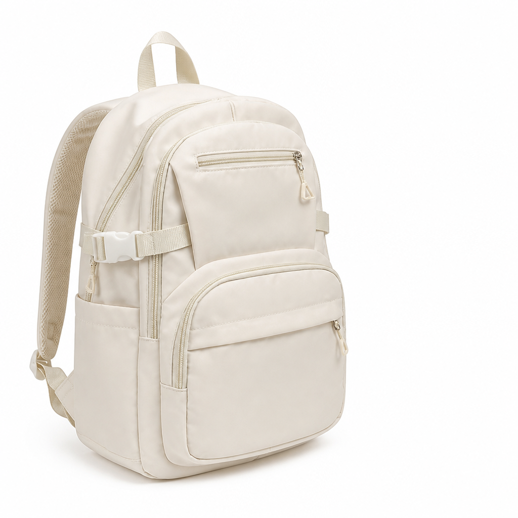 Water-Resistant Multi-Compartment Backpack (Padded Straps)
