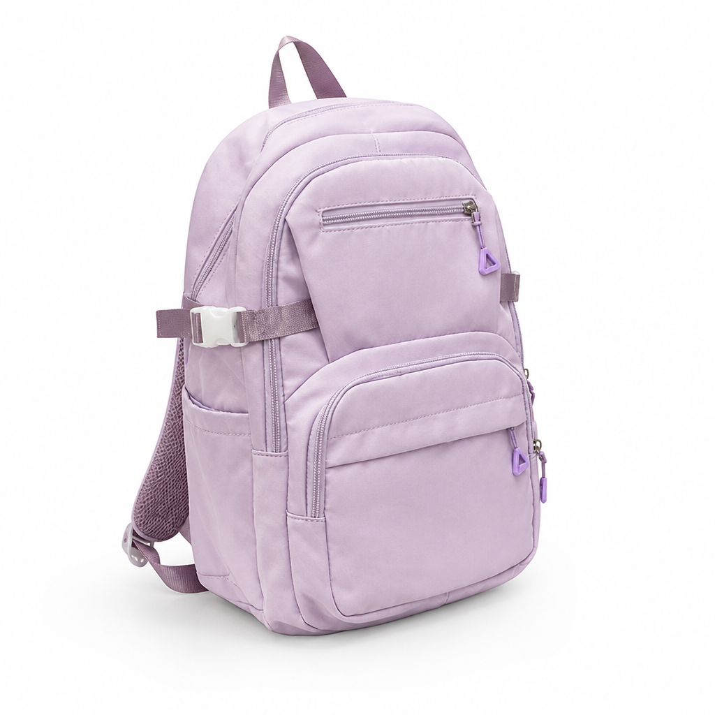 Water-Resistant Multi-Compartment Backpack (Padded Straps)