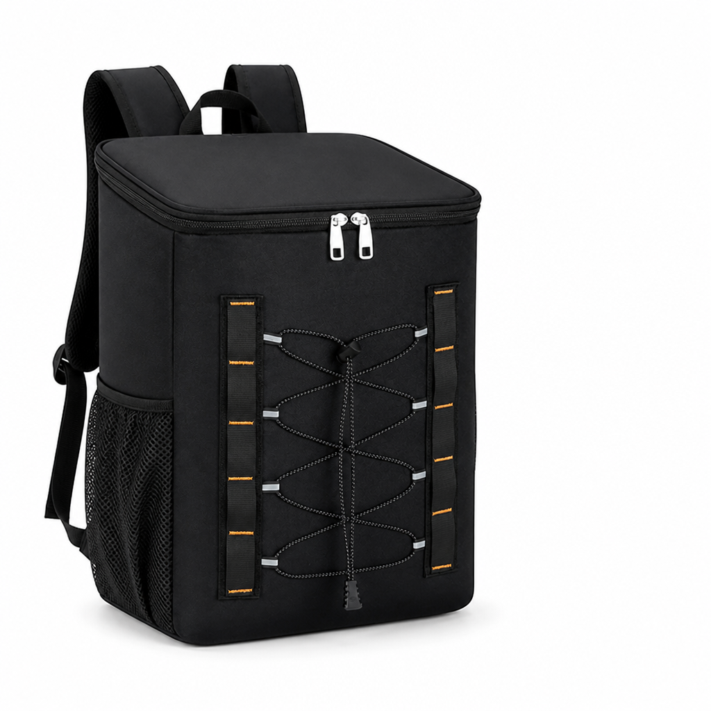 Water-Resistant Multi-Compartment Backpack With Padded Straps