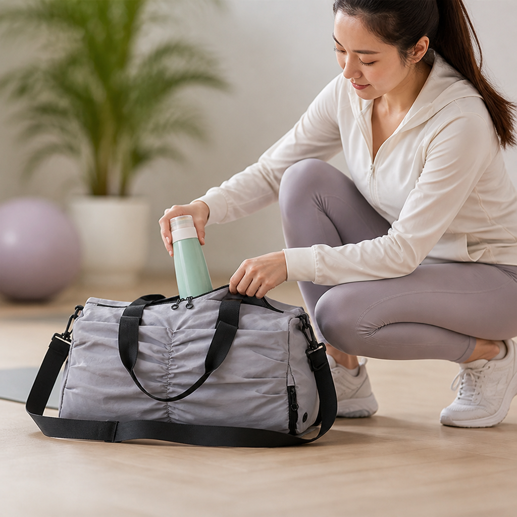 Water-Resistant Multi-Compartment Duffle Bag