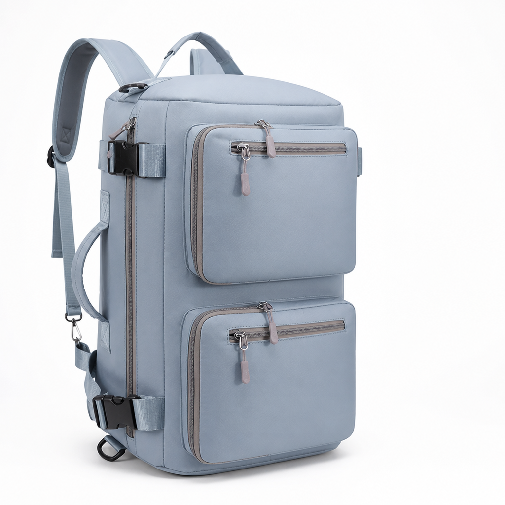 Water-Resistant Multi-Compartment Ergonomic Travel Backpack