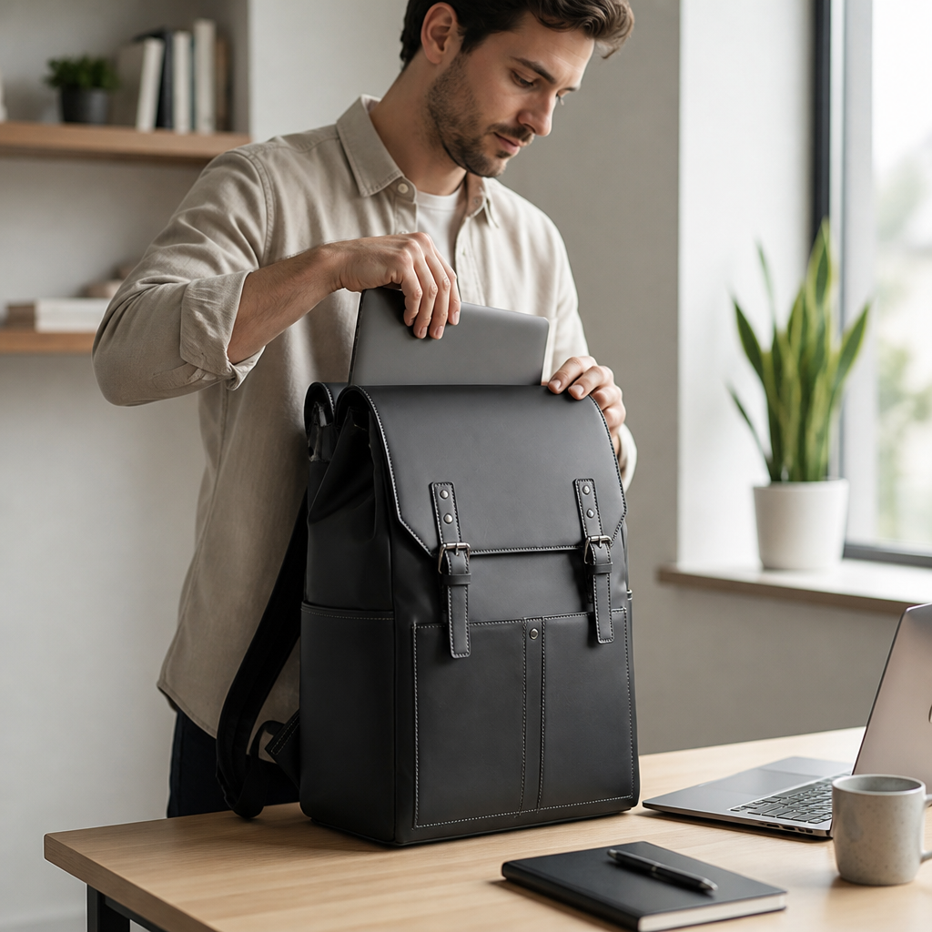 Water-Resistant Multi-Compartment Laptop Backpack