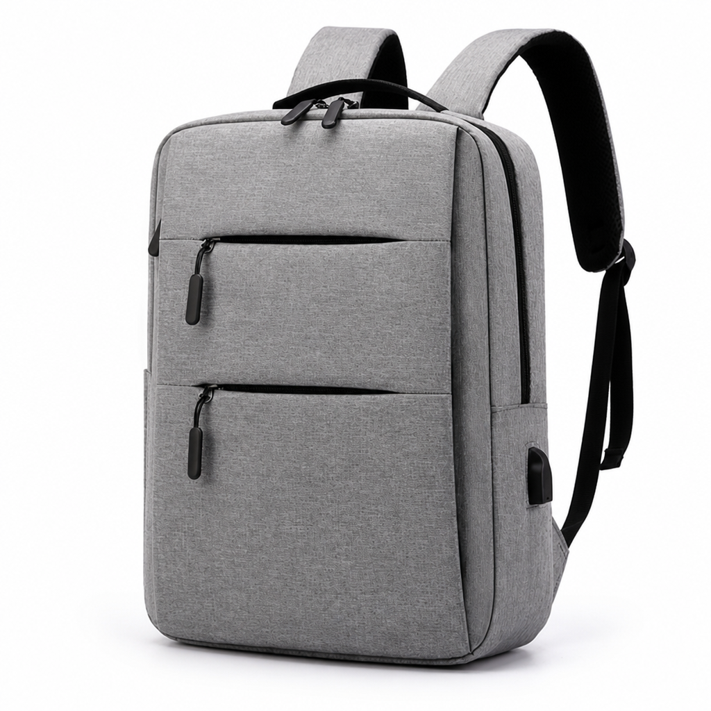 Water-Resistant Multi-Compartment Padded Back & Straps Laptop Backpack (Fits 15.6 in)