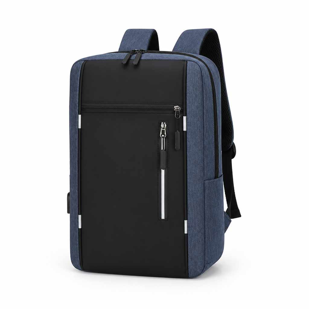 Water-Resistant Multi-Compartment Travel Backpack (Laptop Compartment)