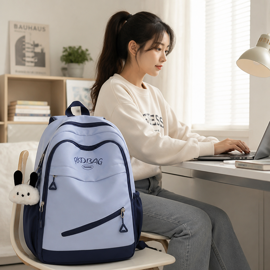 Water-Resistant Multi-Pocket Laptop Backpack