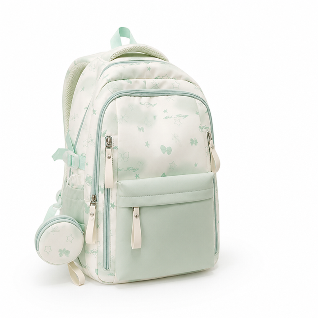 Water-Resistant Multi-Pocket School Backpack (Padded Straps)