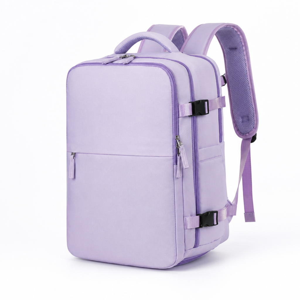 Water-Resistant Multi-Pocket Travel Backpack