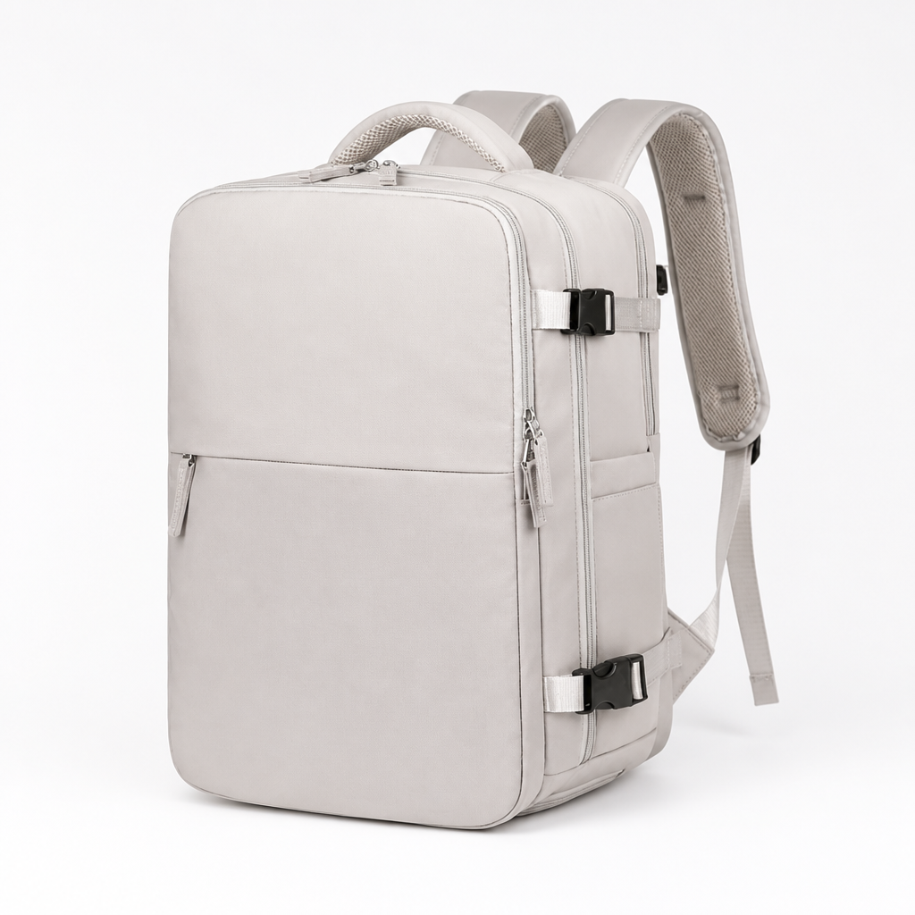 Water-Resistant Multi-Pocket Travel Backpack