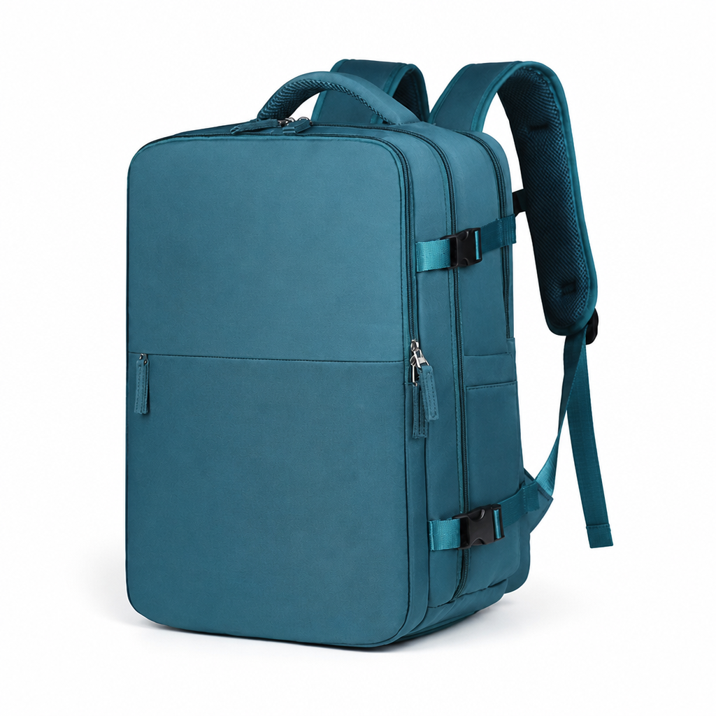 Water-Resistant Multi-Pocket Travel Backpack