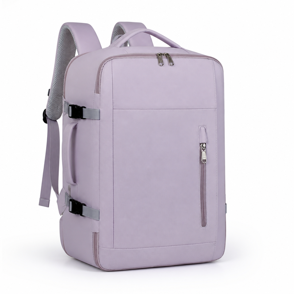 Water-Resistant Padded Back & Laptop Pocket Carry-On Backpack