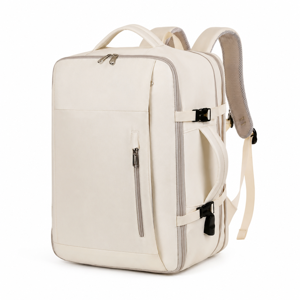 Water-Resistant Padded Back & Laptop Pocket Carry-On Backpack