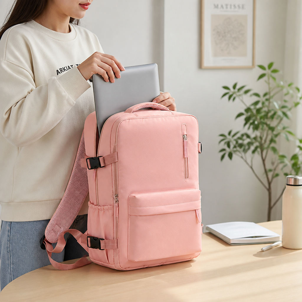 Water-Resistant Padded Laptop Backpack (Fits 15-Inch)