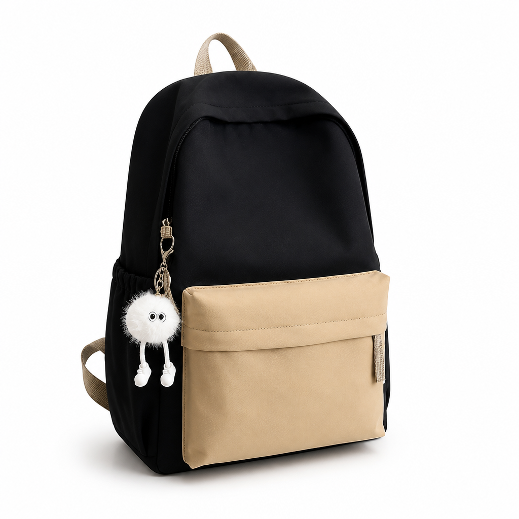 Water-Resistant Padded-Strap Backpack (School & Travel)
