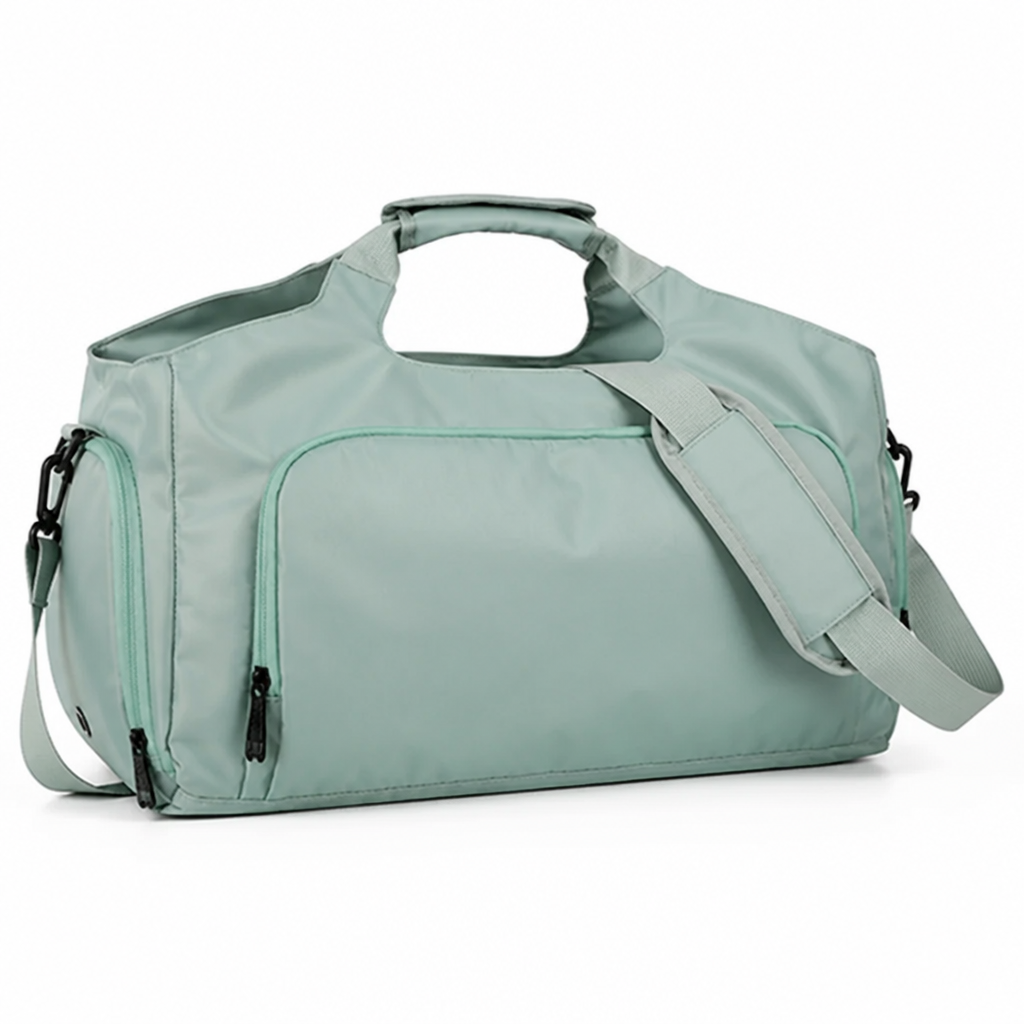 Water-Resistant Spacious Duffel Bag (Adjustable Strap & Zippered Pockets)